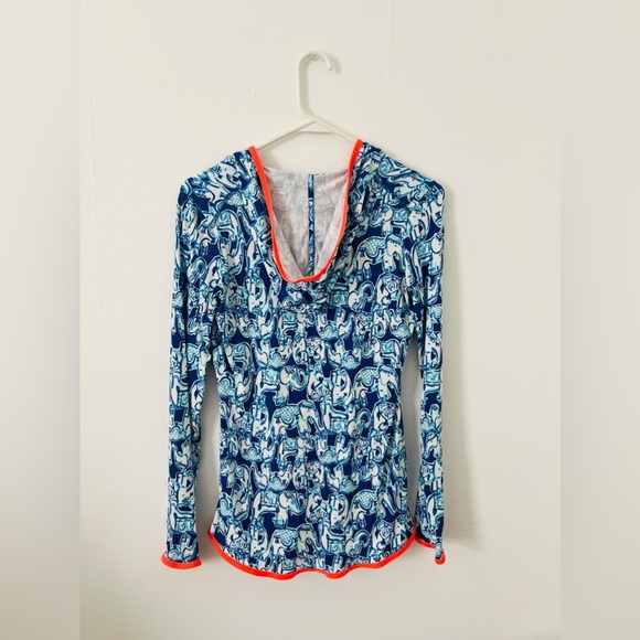 ‼️FINAL SALE MUST GO‼️🩷✨LILY PULITZER WOMEN’S LUXLETIC ELEPHANT HOODIE✨🩷 - Picture 4 of 10